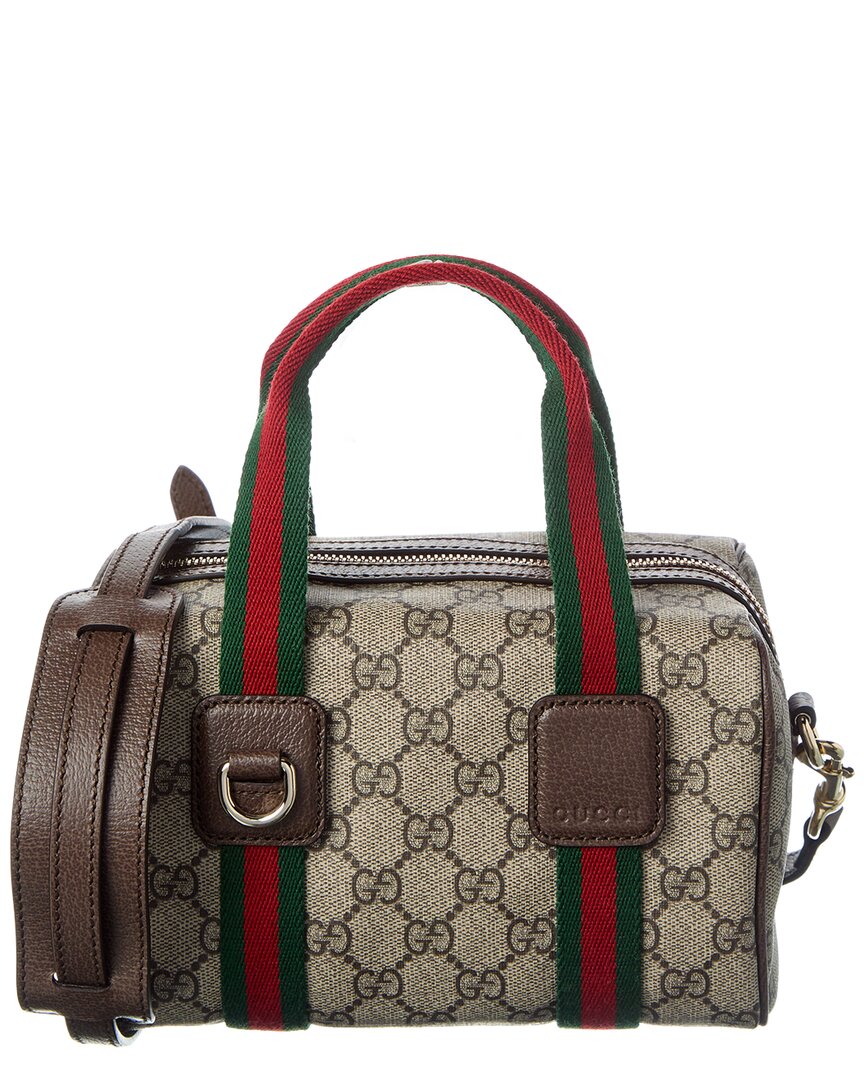 Gucci Mini Gg Supreme Canvas & Leather Shoulder Bag – Bluefly