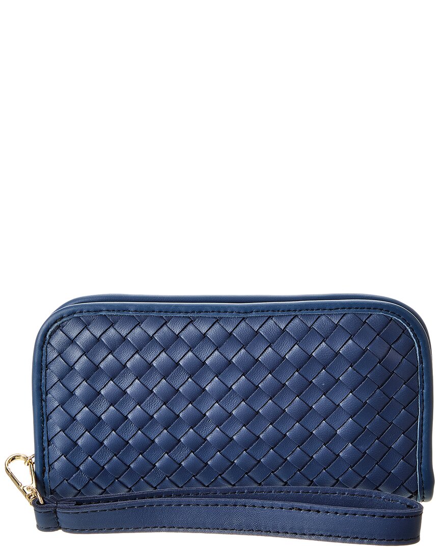 Isabella Rosetti Nora Hand-Woven Leather Clutch – Bluefly