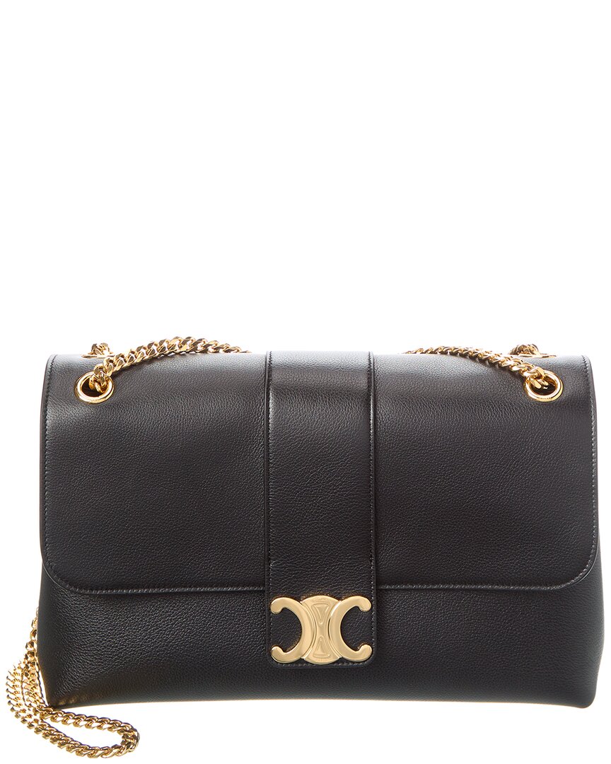 Celine Victoire Large Leather Shoulder Bag – Bluefly