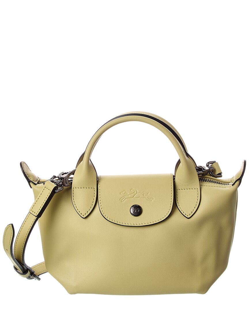 LONGCHAMP ミニバッグ Longchamp Le Pliage Xtra Leather Mini Satchel – Bluefly
