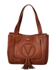 Valentino By Mario Valentino Estelle Rock Leather Tote - Bluefly