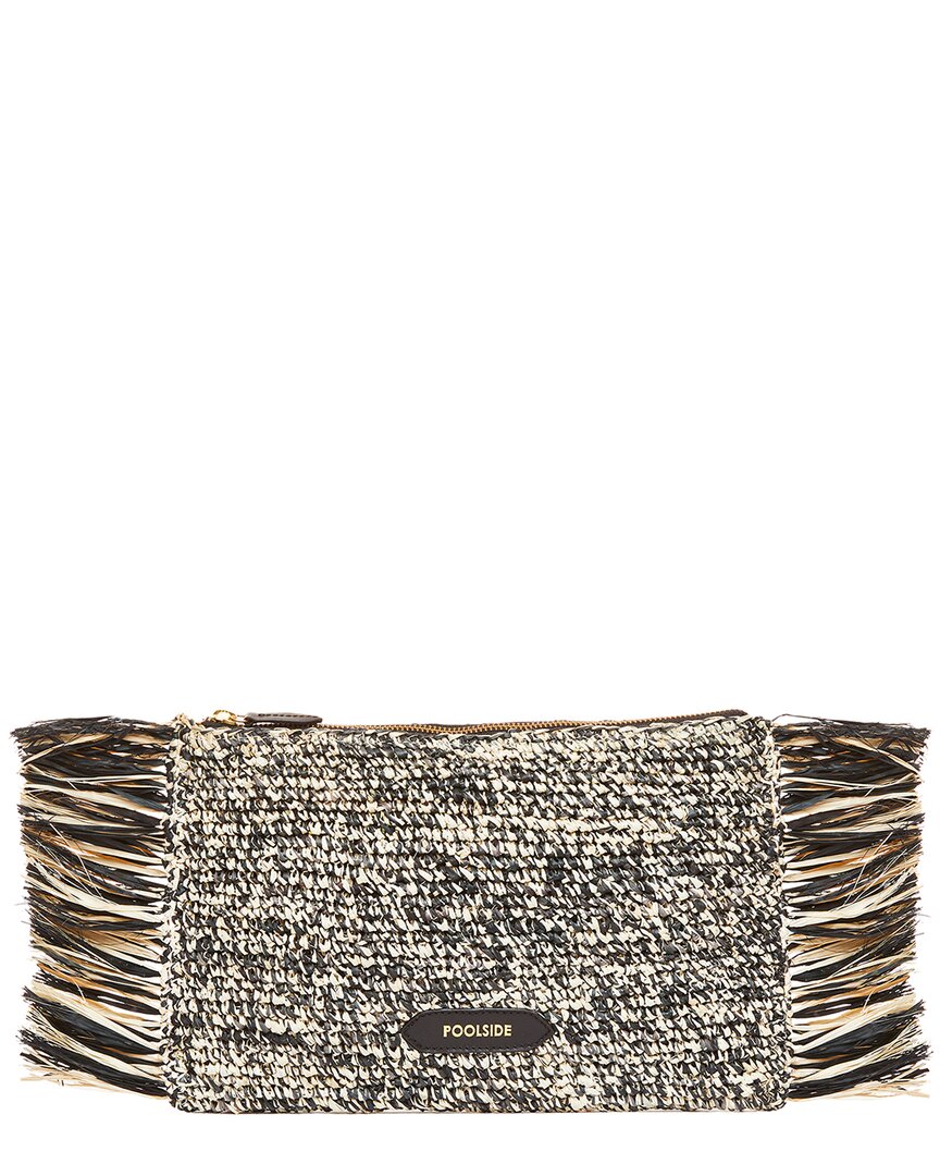 Poolside Tropical Fringe Raffia Clutch – Bluefly