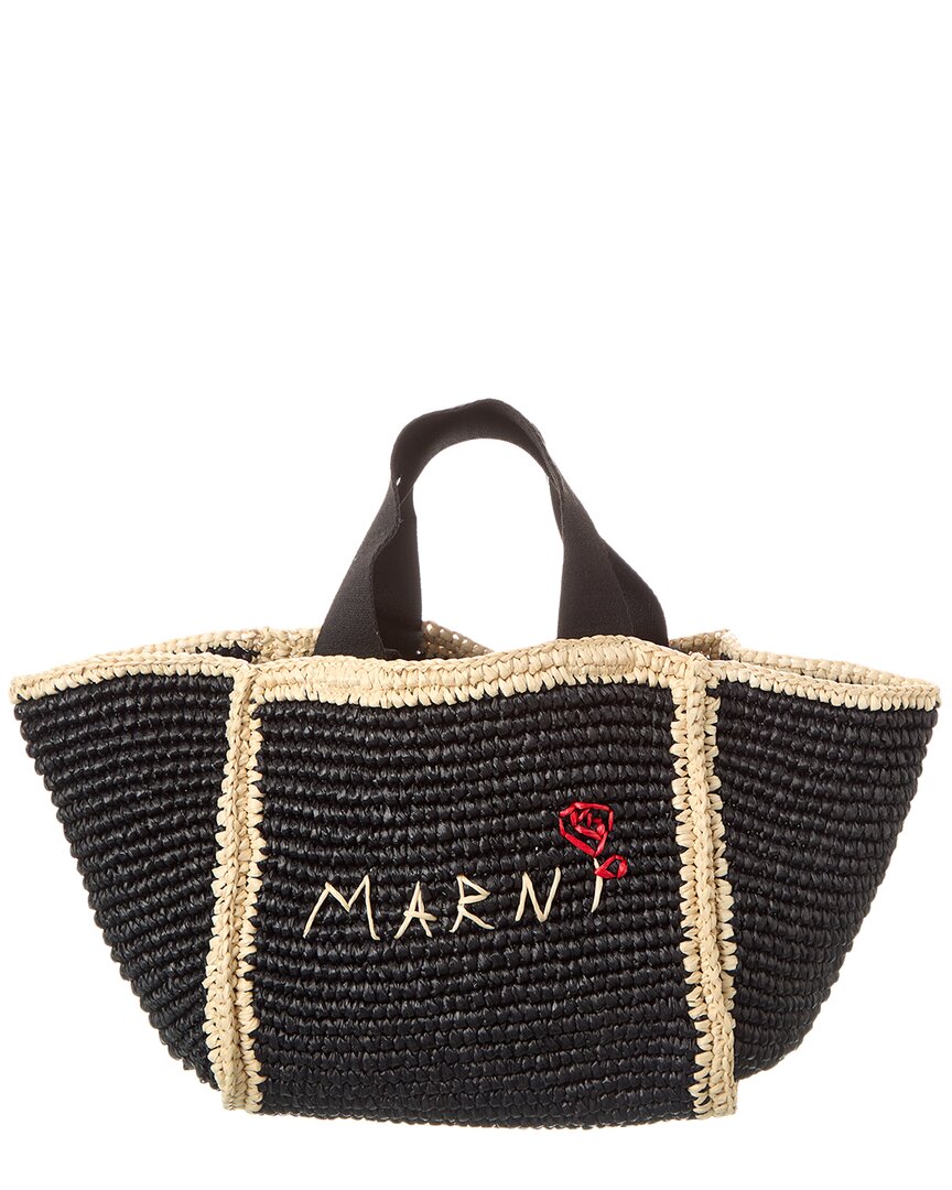 MARNI トートバッグ Marni Macrame Sillo Small Shopper Tote – Bluefly