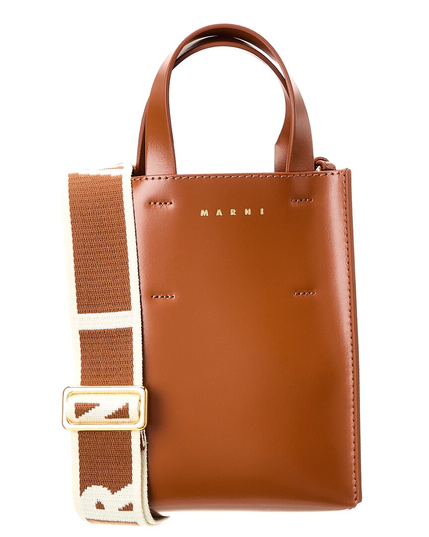 Marni Museo Nano Leather Tote – Bluefly