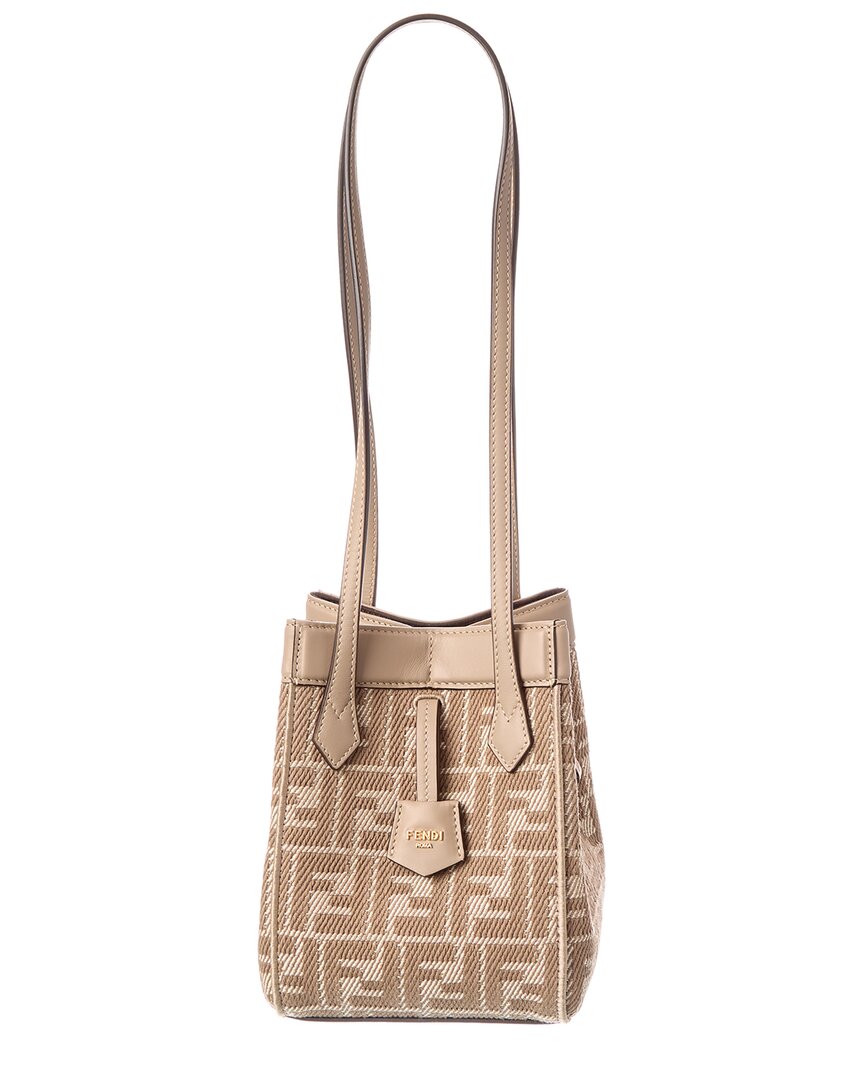 Fendi Origami Mini Ff Jacquard & Leather Shoulder Bag – Bluefly