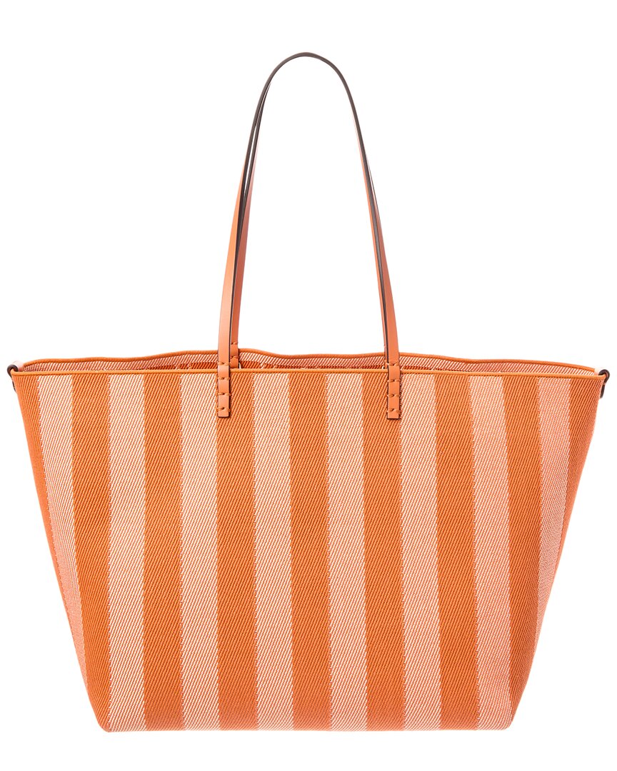 【関税&送料込み】Fendi Roll Large Canvas Shopper With Ff Fendi Roll Large Ff Canvas & Leather Tote – Bluefly