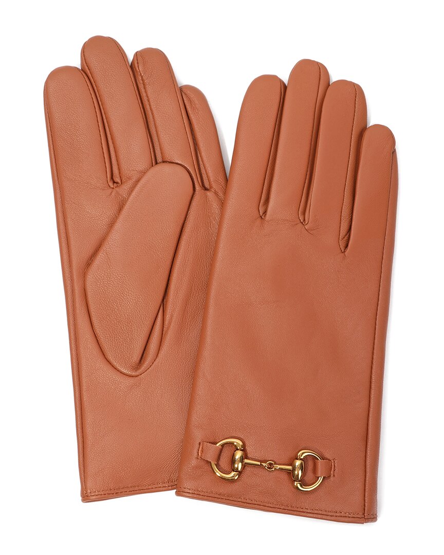 Tiffany & Fred Paris Cashmere-Lined Leather Gloves – Bluefly