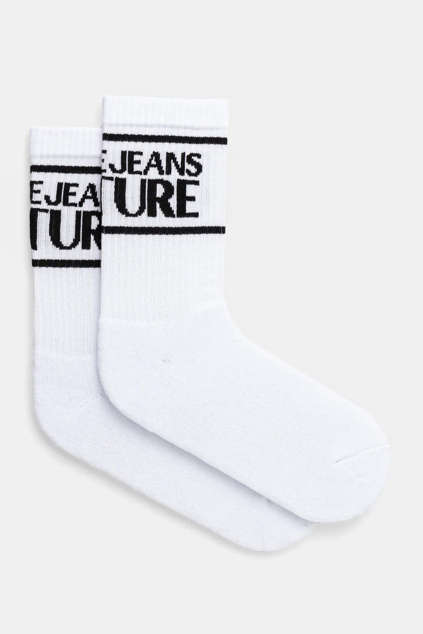 Versace Jeans Couture White Signature Socks - Luxury Basics – Bluefly