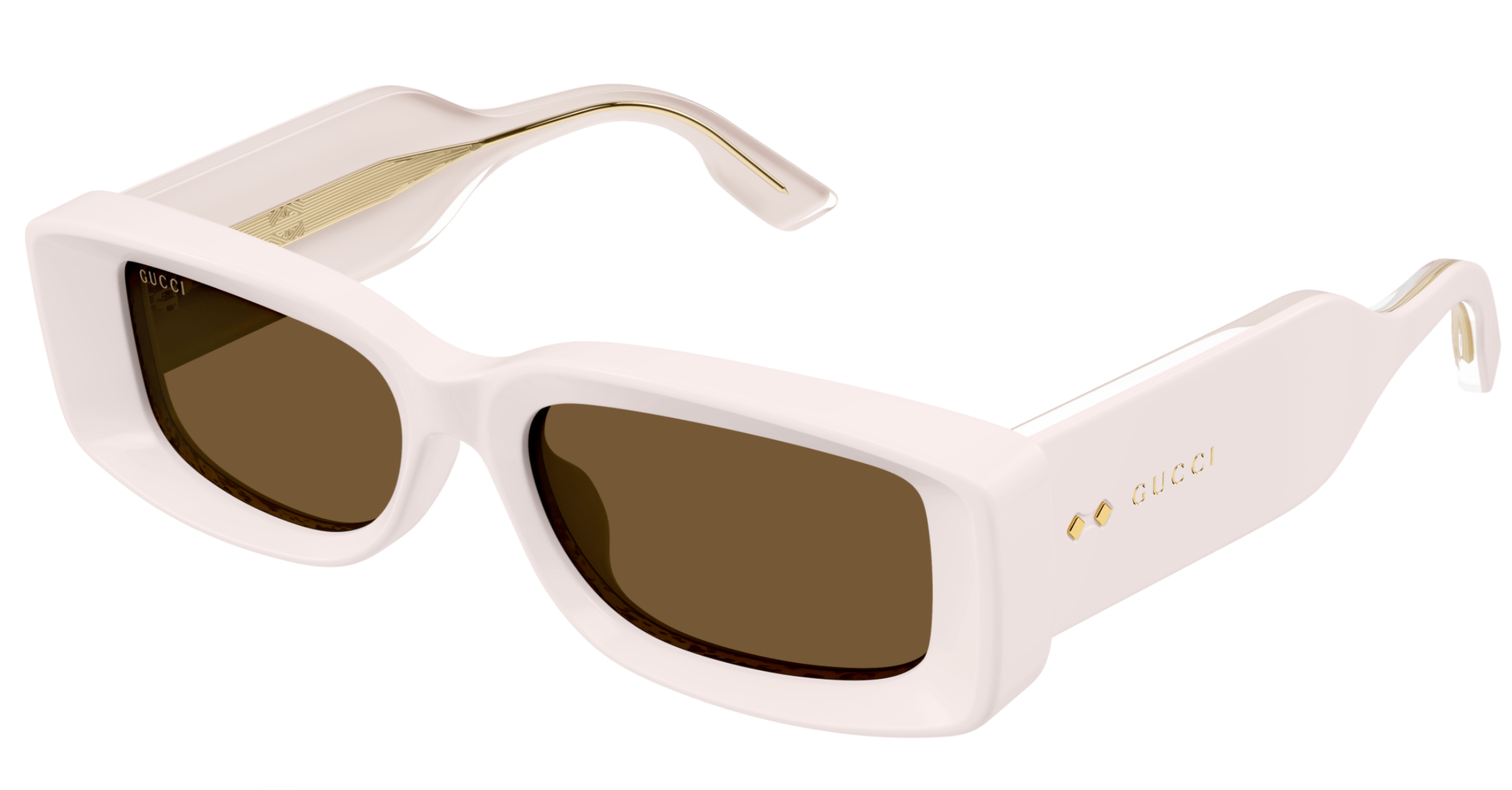 NEW Gucci Pink and Gold Square Women\'s Sunglasses Gucci GG1178S 005 Sunglasses Women main image 2