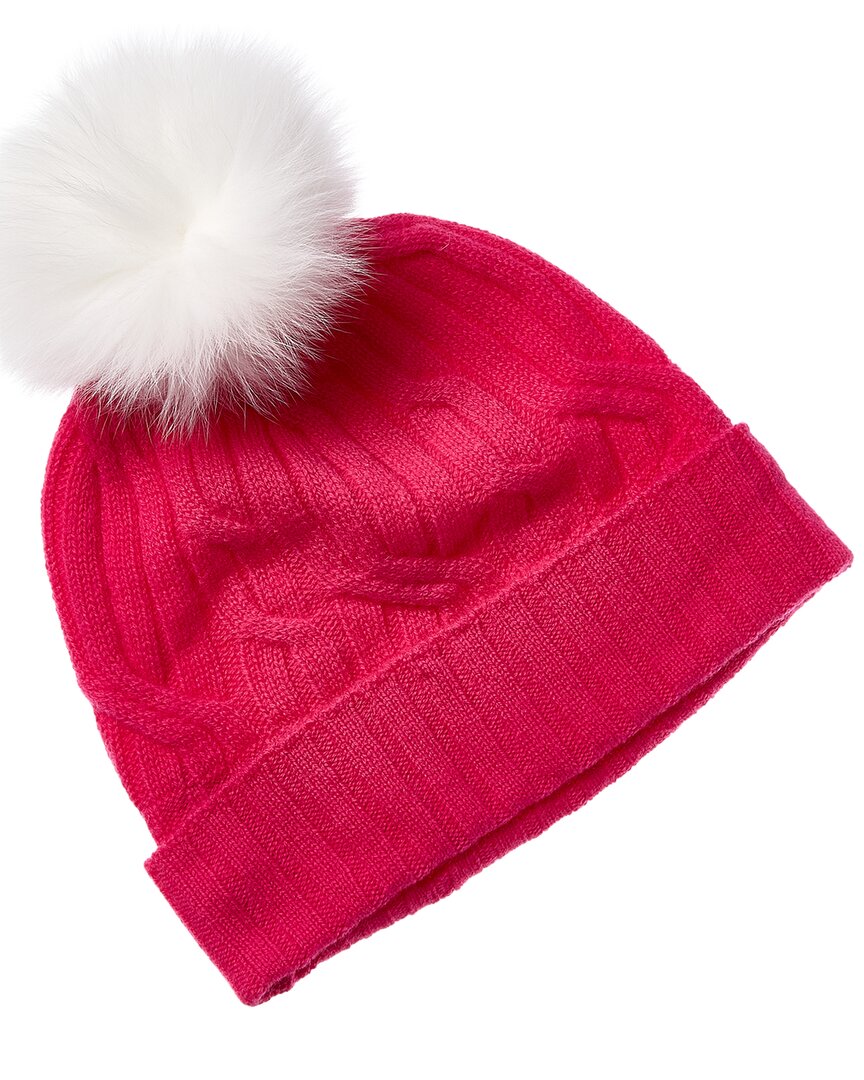 Hannah Rose Cashmere Pom-Pom Hat Cashmere Nova Fair Isle knit Hat with Faux Pom Pom – On Sale  main image 2