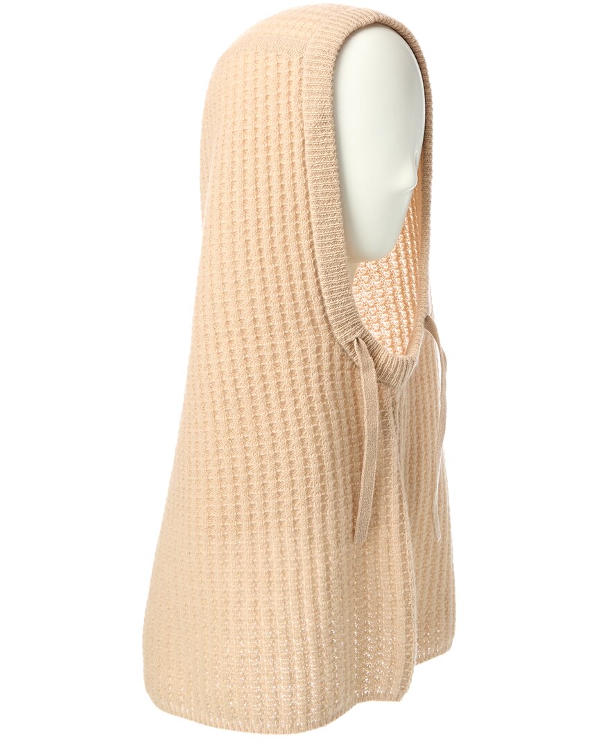 Hannah Rose Shaker Stitch Cashmere Balaclava, Blue Hannah Rose Waffle Stitch Cashmere Balaclava – Bluefly main image 3