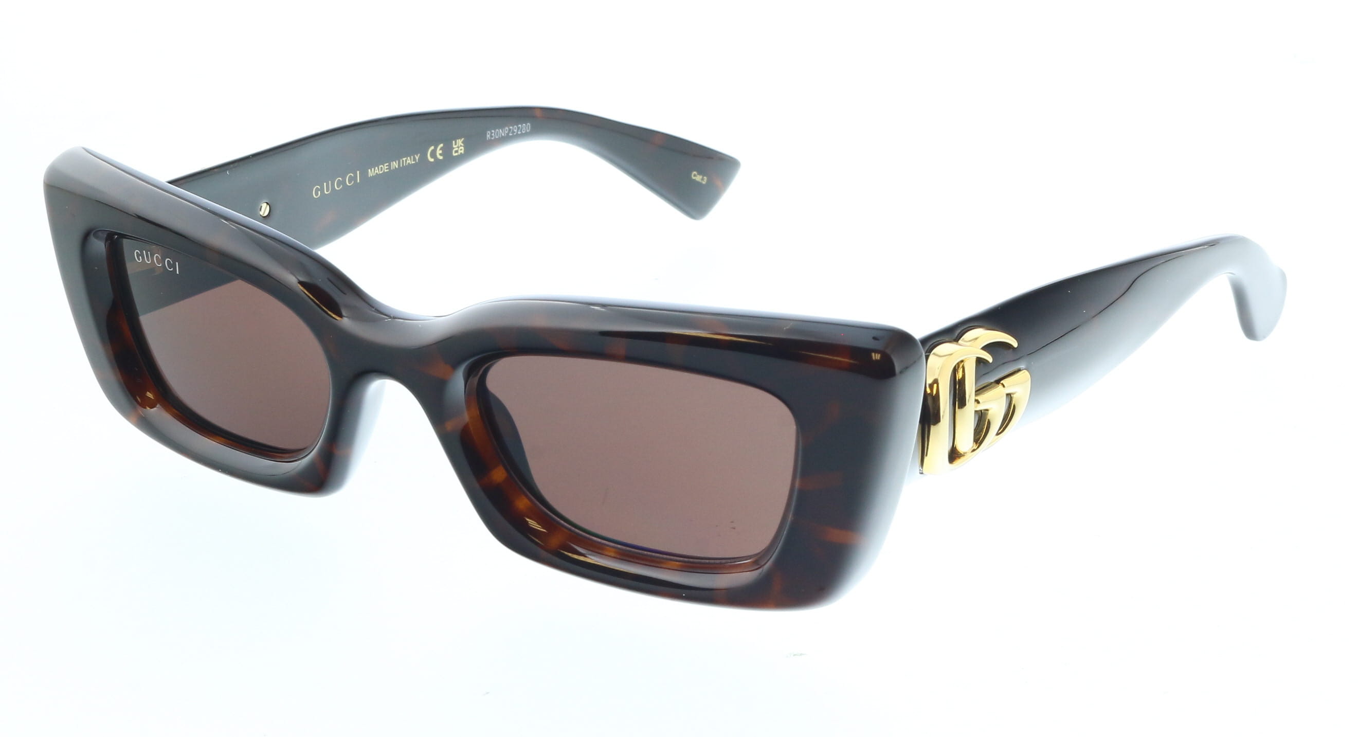 Gucci GG1827S-002 Havana cat-eye Ladies Sunglasses Gucci GG1827S-002 Havana cat-eye Ladies Sunglasses – Bluefly main image 2