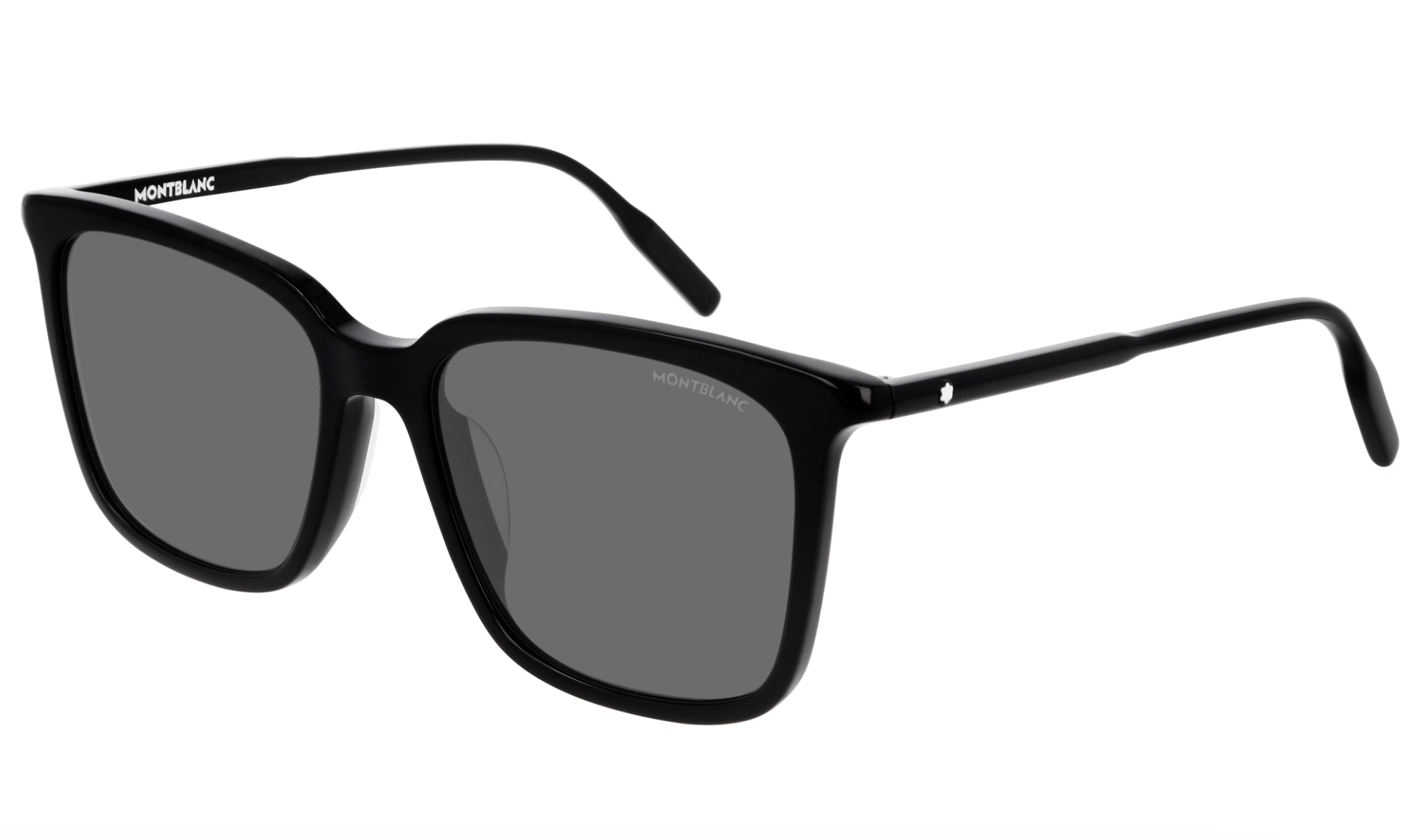 Montblanc MB0084SK-001 Black Square Frame Sunglasses Timeless