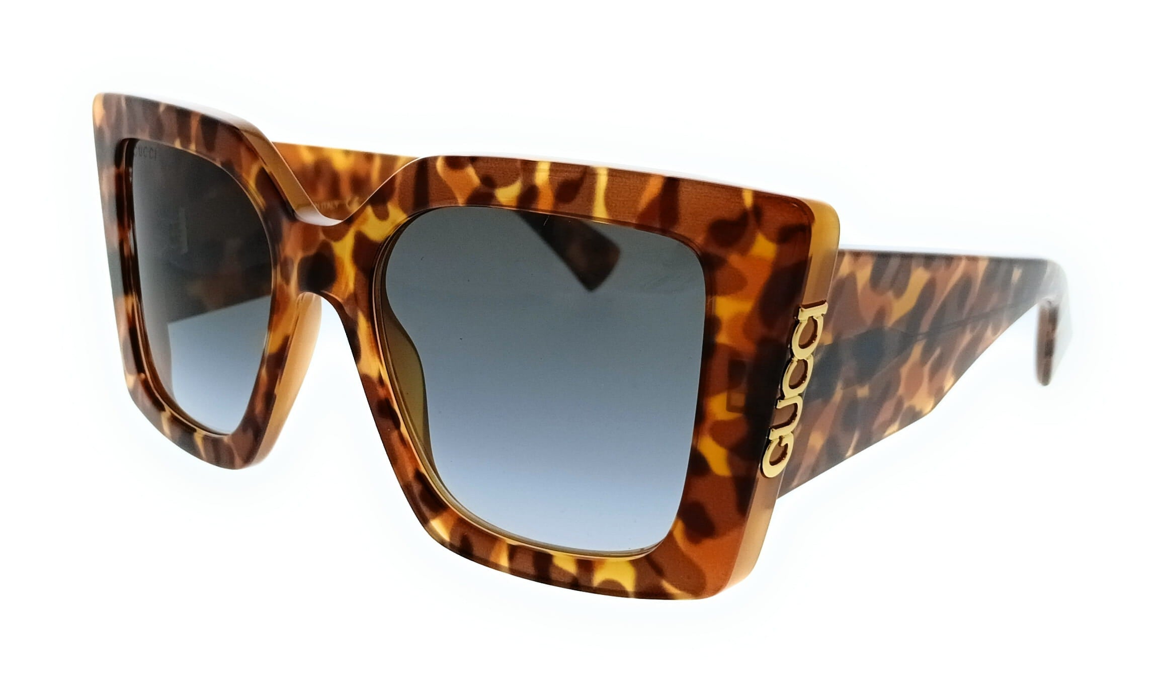 Gucci GG2039S-004 Havana Square Women's Sunglasses – Bluefly