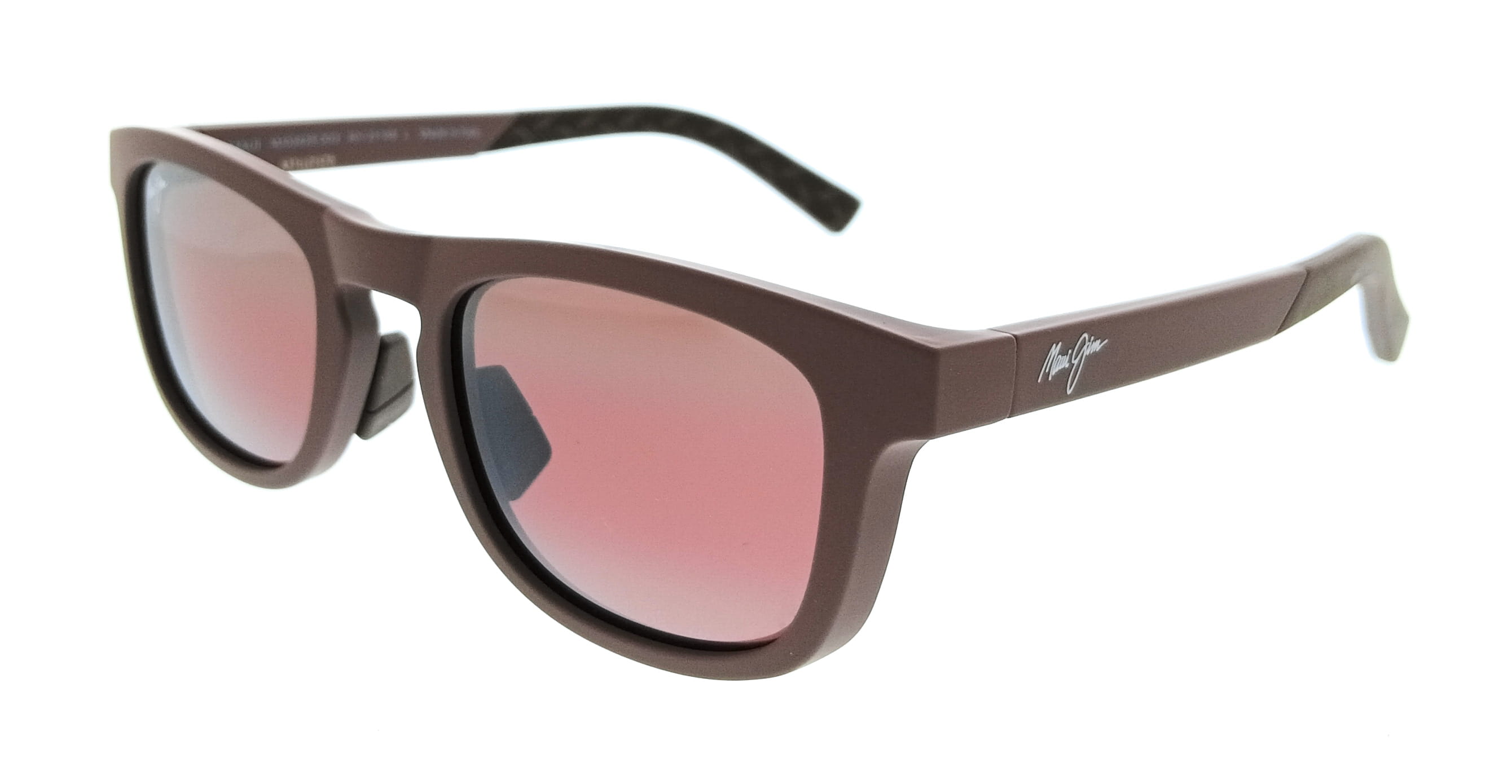 Maui Jim MJ0342S-003 Aliali Brown Square Mens Sunglasses – Bluefly