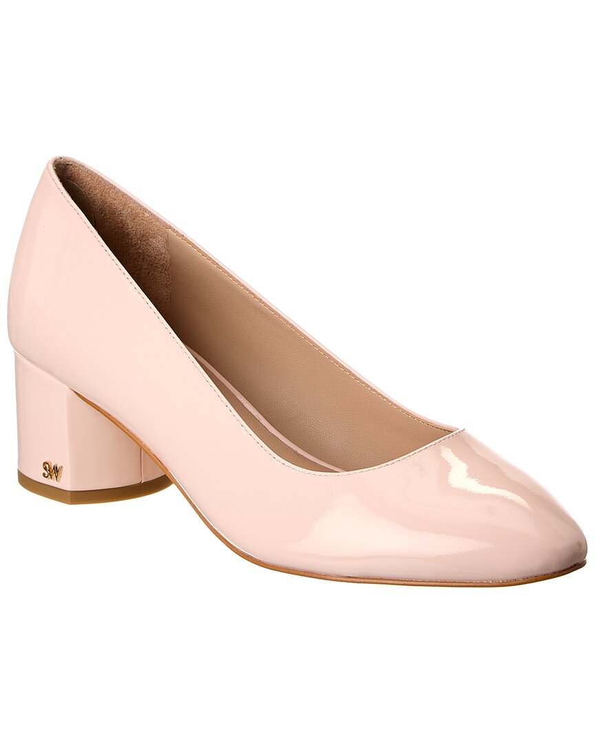 Stuart Weitzman Bridget 50 Block Patent Pump – Bluefly