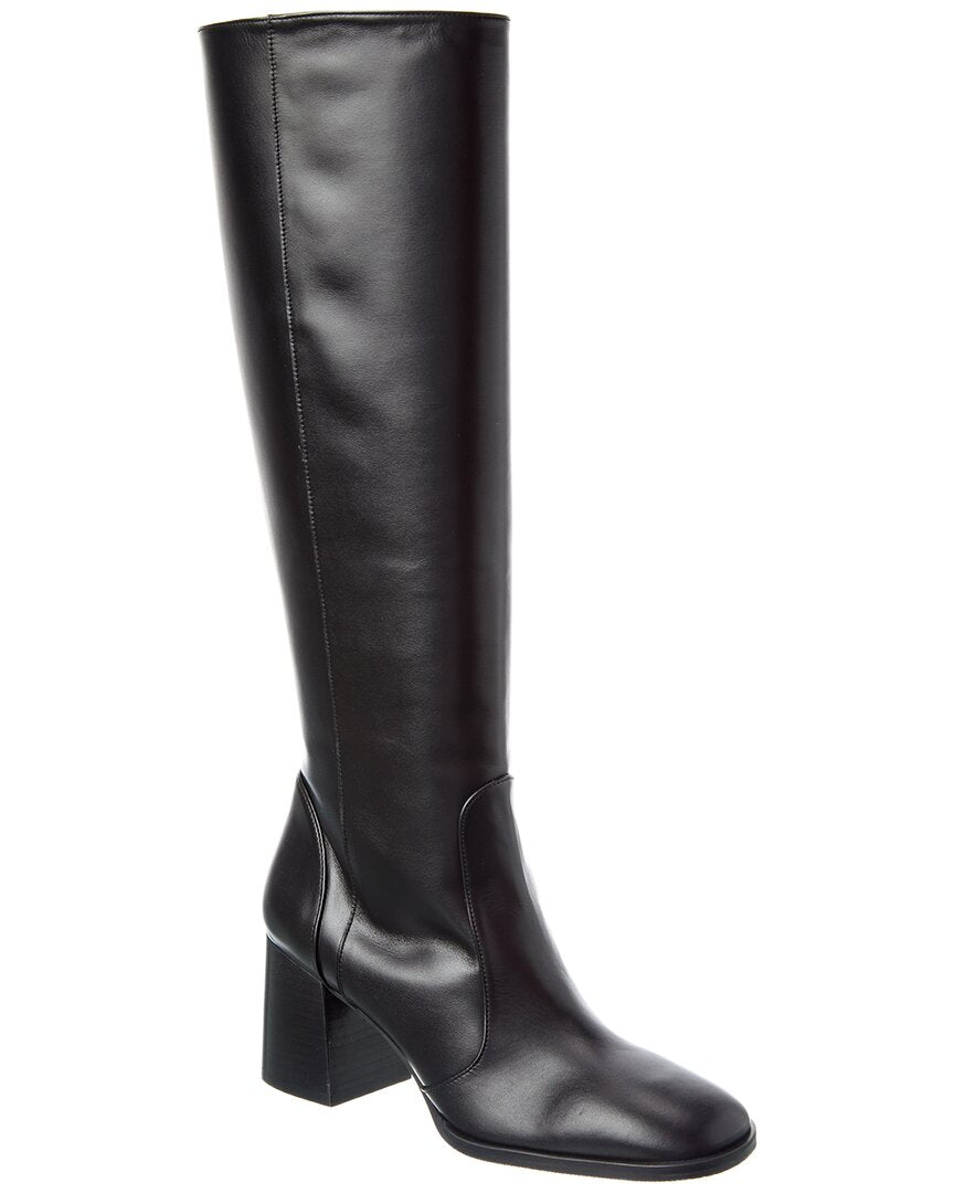 Stuart Weitzman Nola Zip Leather Knee-High Boot – Bluefly