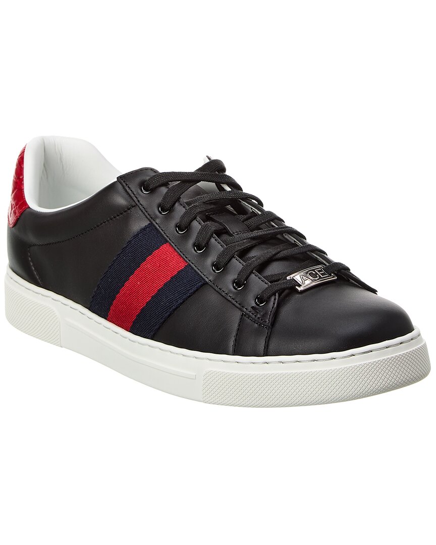Gucci Ace Leather Sneaker – Bluefly