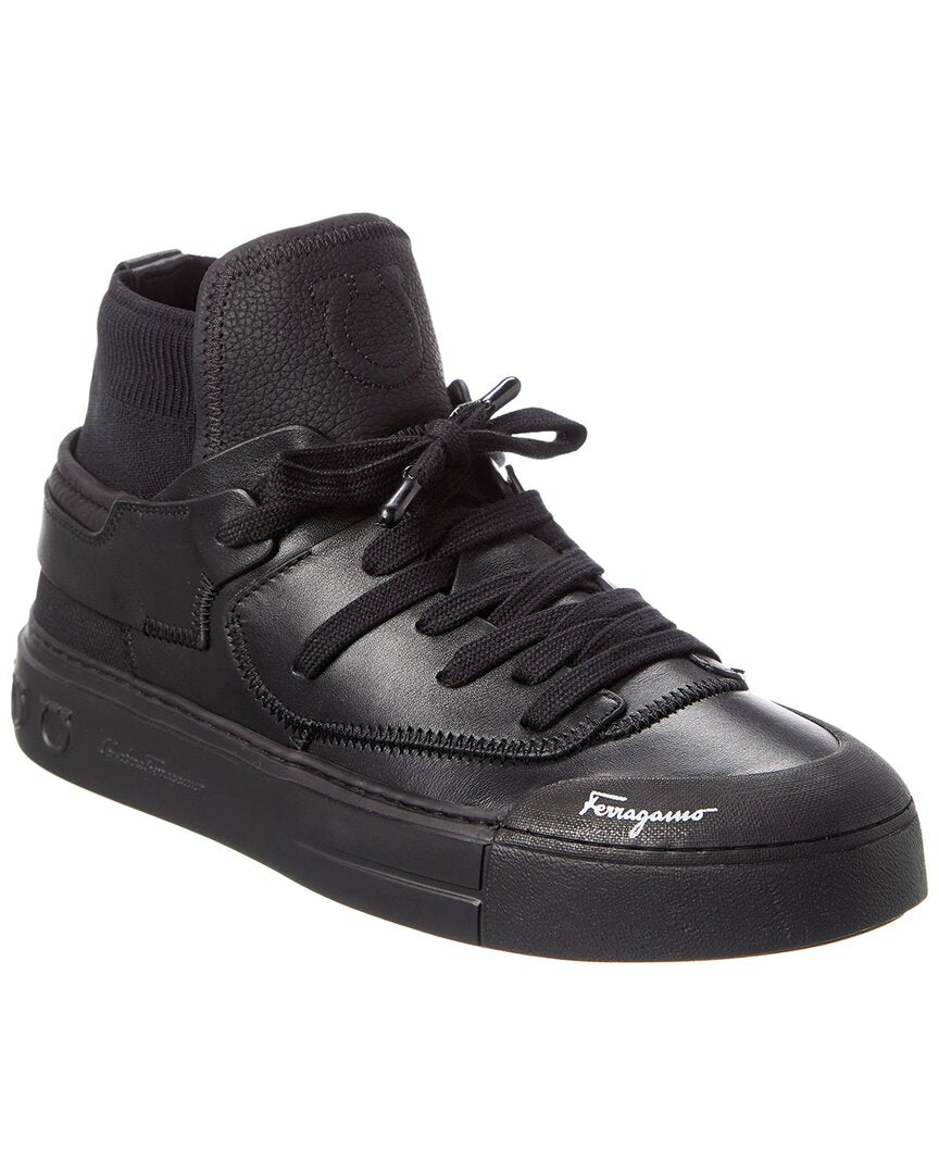 Salvatore Ferragamo フラットシューズ　フェラガモ　NILLY Ferragamo Neely Leather Sneaker – Bluefly