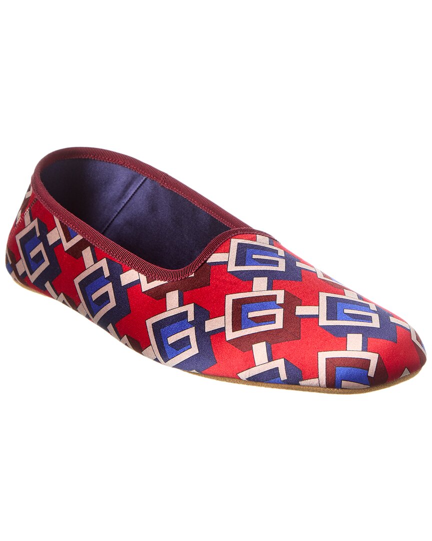 Gucci Satin Slipper, Red Authentic Men main image 4