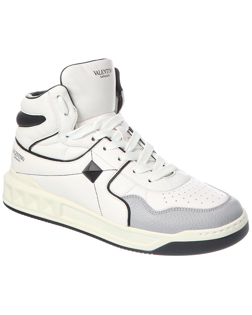 ヴァレンティノ38 Valentino Leather High-Top Sneaker – Bluefly