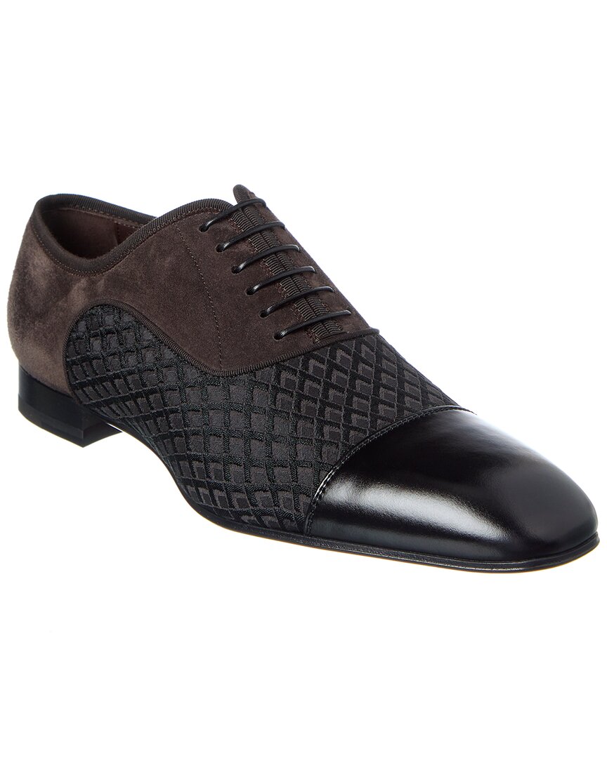 Christian Louboutin Greggo Suede & Leather Oxford – Bluefly
