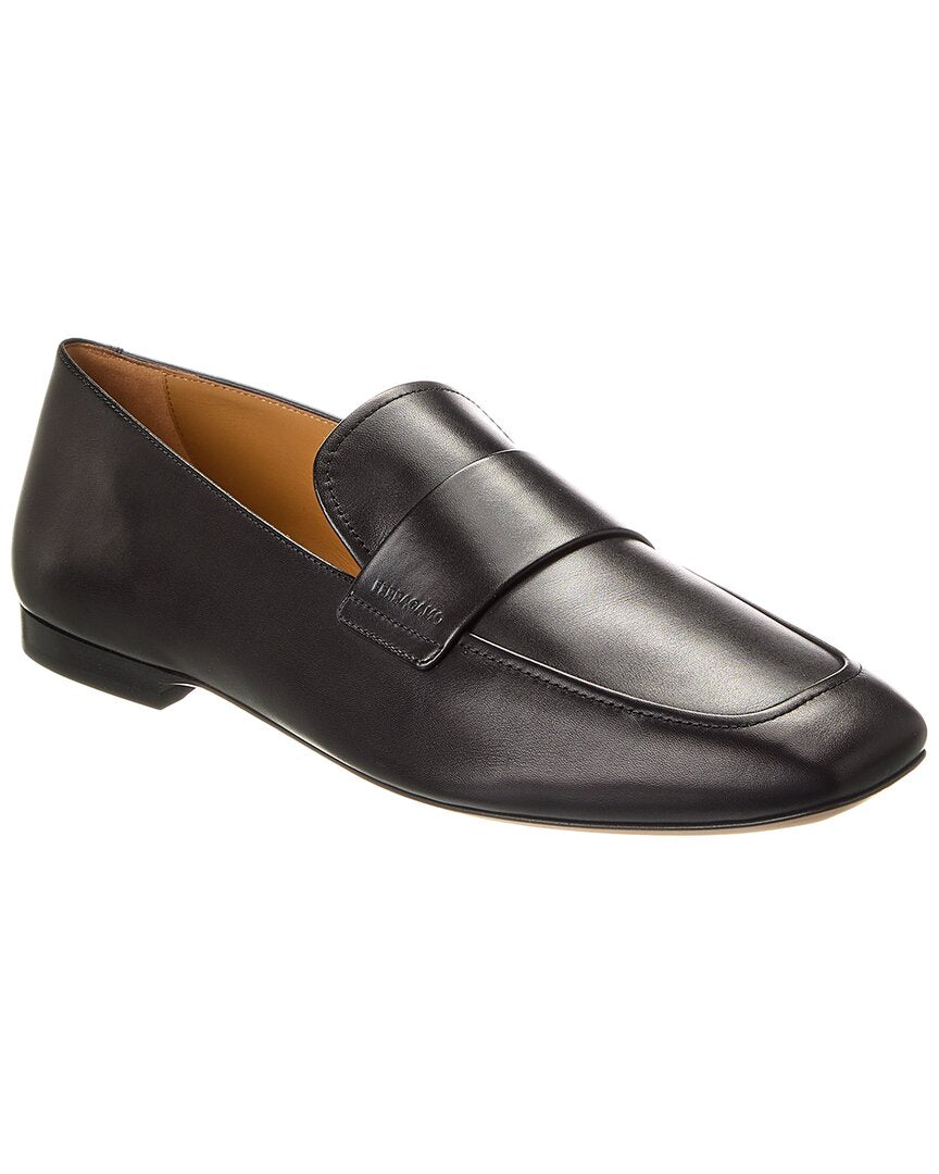 Ferragamo Gedeone Glamour Leather Loafer – Bluefly display picture 3