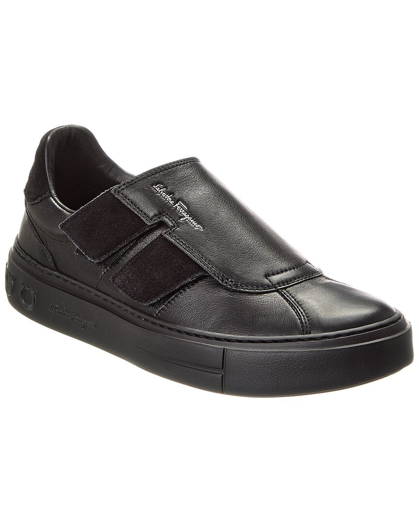 Ferragamo Lima Vit Saddle Sport Costa Leather Sneaker – Bluefly