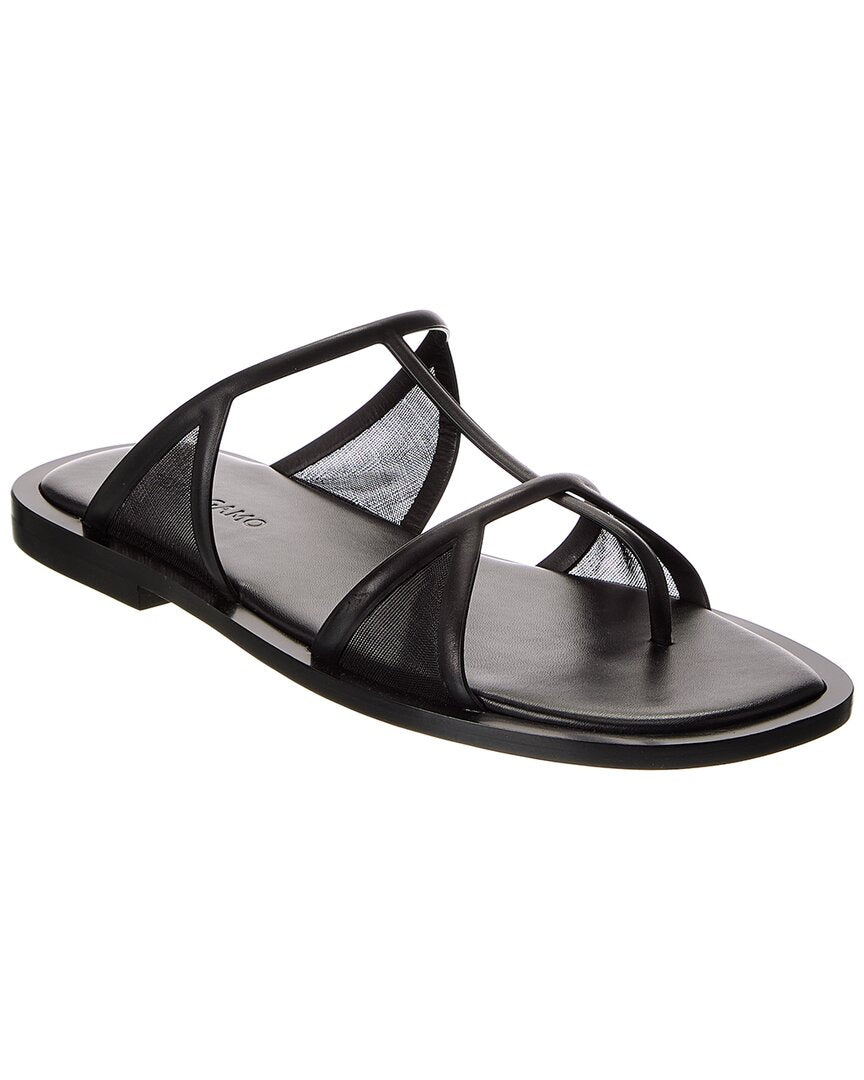Ferragamo Gioventu Leather & Mesh Sandal – Bluefly