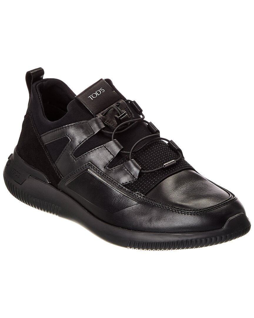 Tods Neoprene & Leather Sneaker – Bluefly