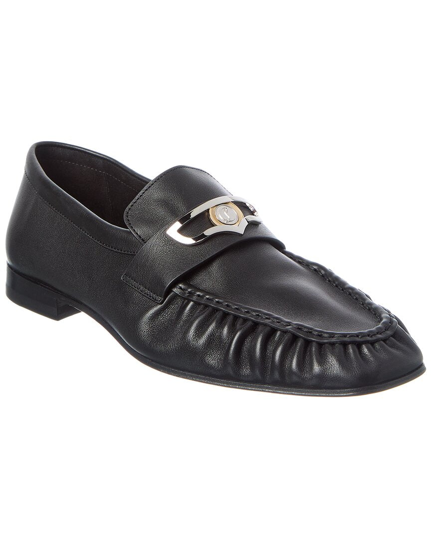 Christian Louboutin Leather Loafer, Black Chambelimoc - Loafers - Calf leather - Black - Men  main image 4