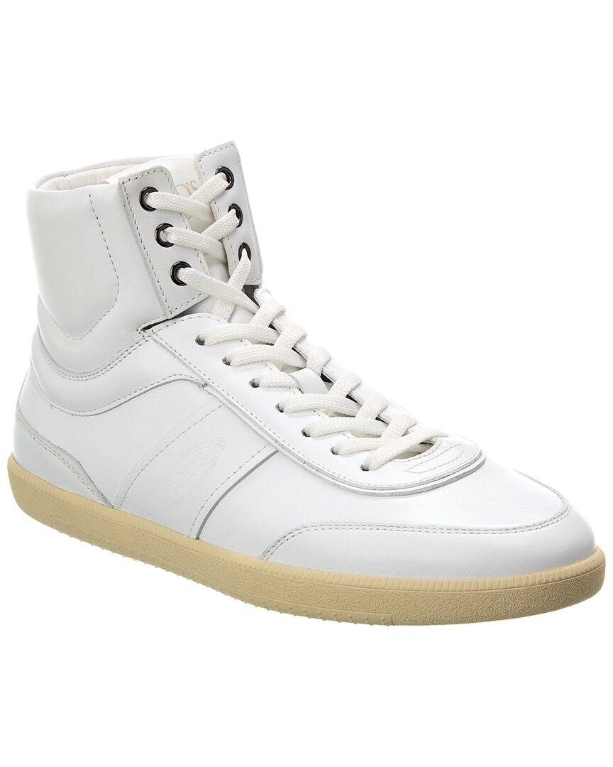 Tod'S Leather High-Top Sneaker – Bluefly