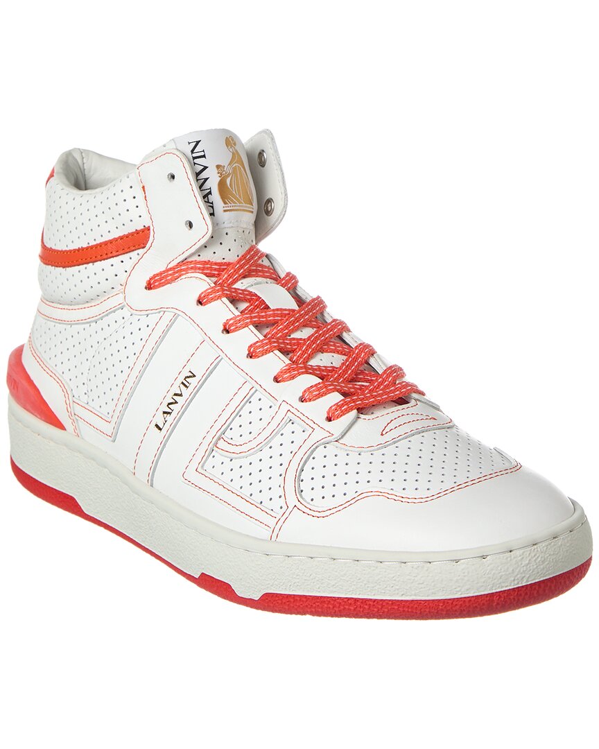 Lanvin Clay Leather High-Top Sneaker – Bluefly
