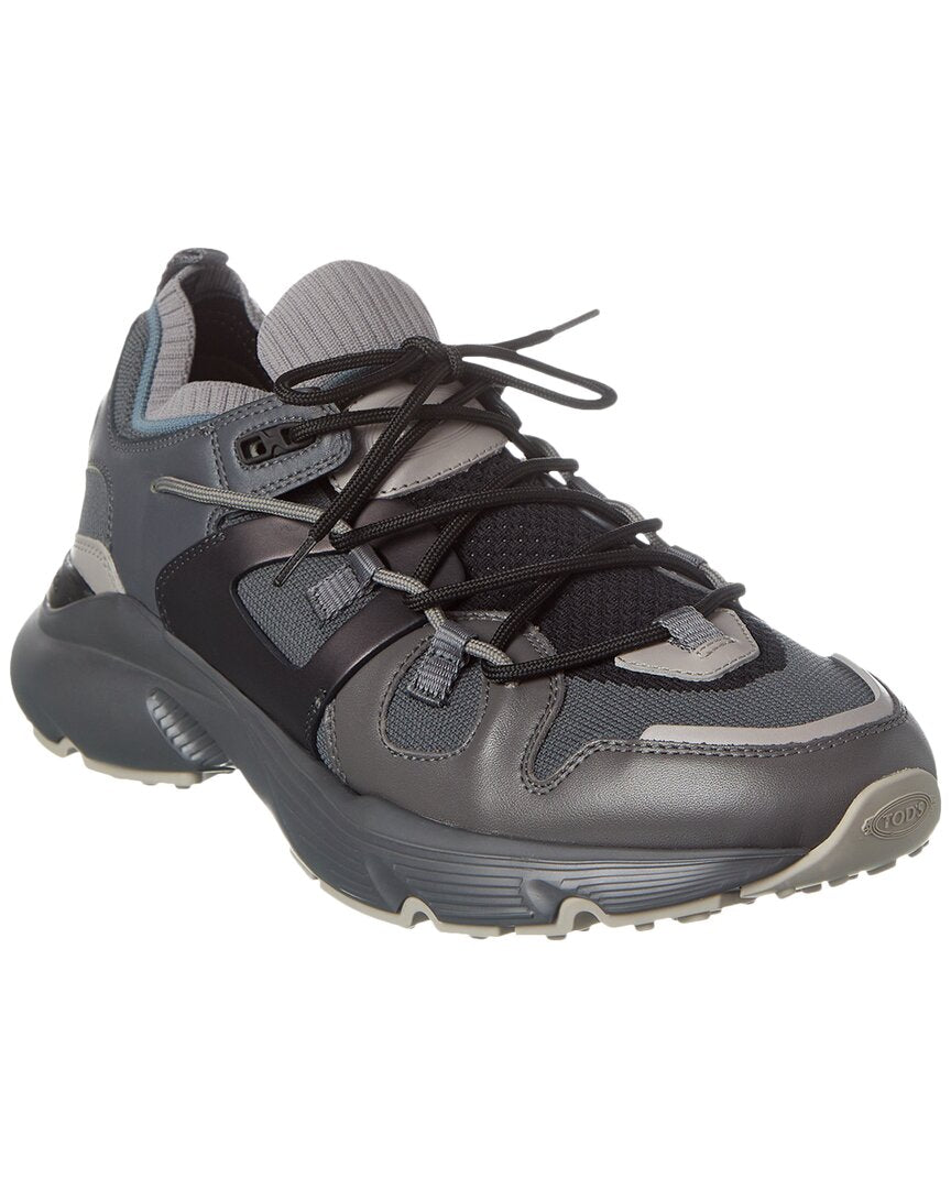 Tod'S Leather & Mesh Sneaker – Bluefly