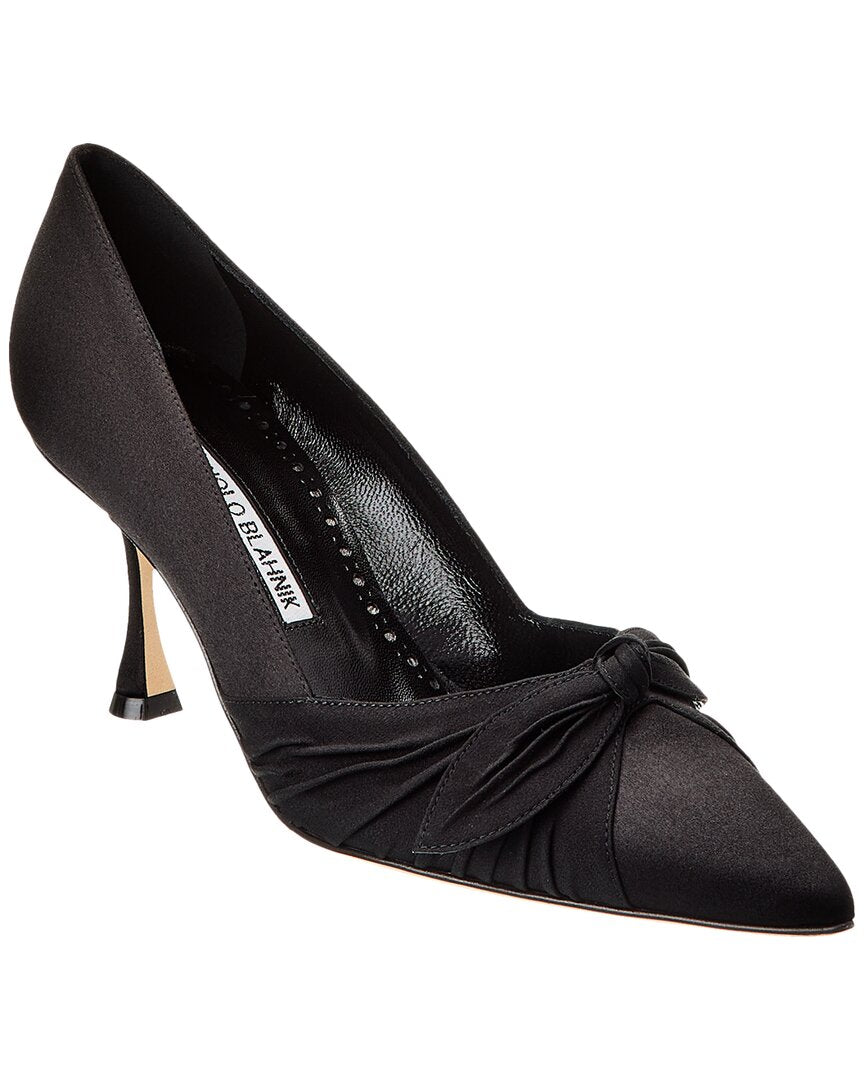 Manolo Blahnik Terka 70 Satin Pump – Bluefly