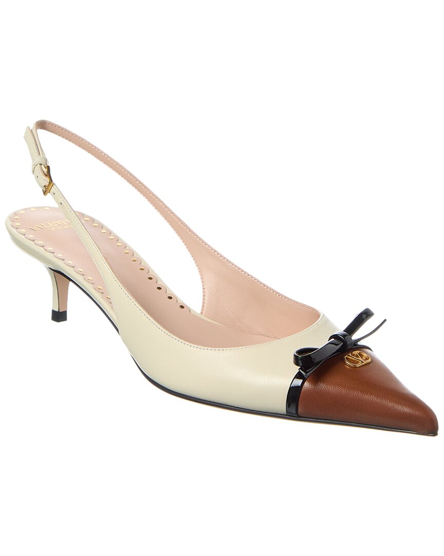 Valentino Bepointy Leather Slingback Pump – Bluefly