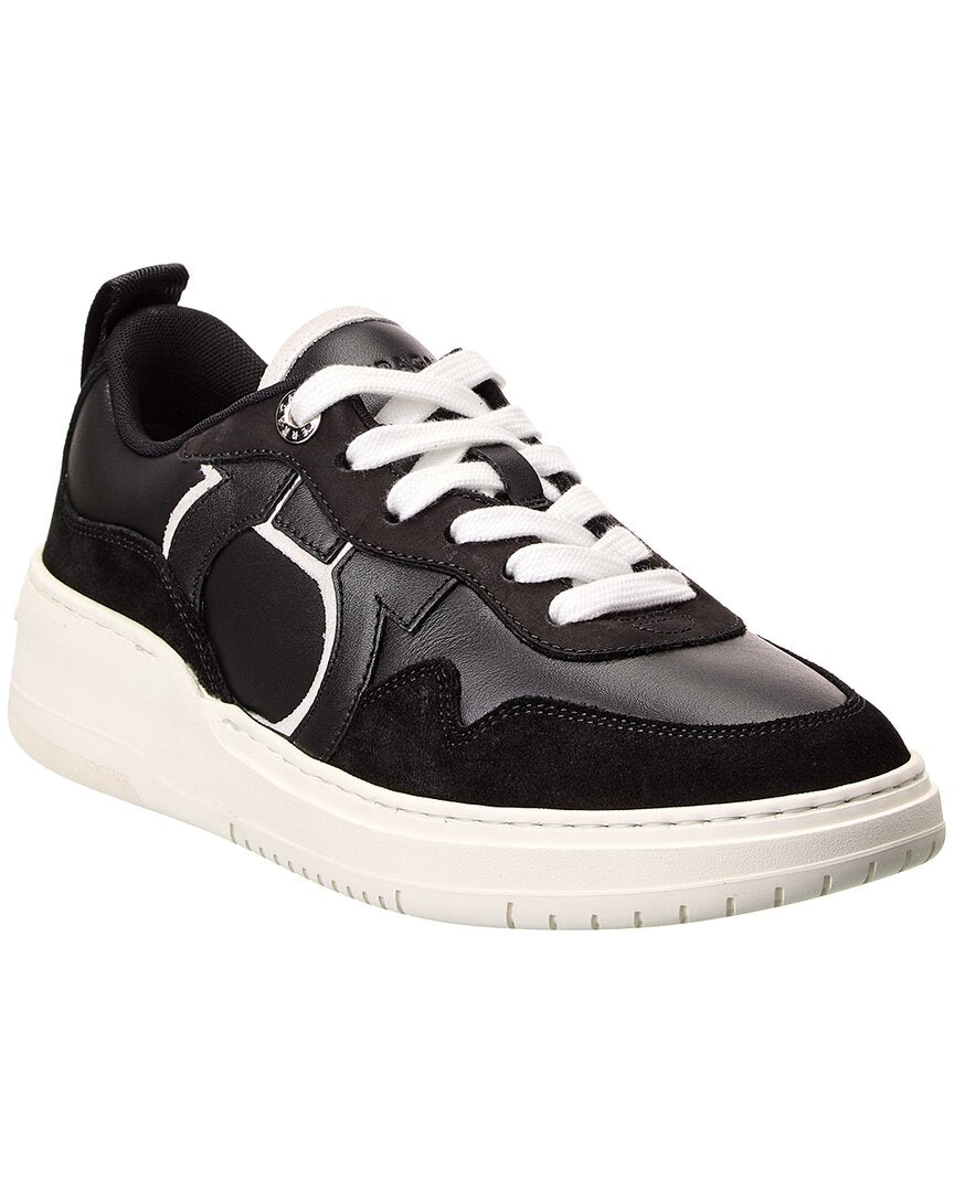 Ferragamo Dania Leather & Suede Sneaker – Bluefly