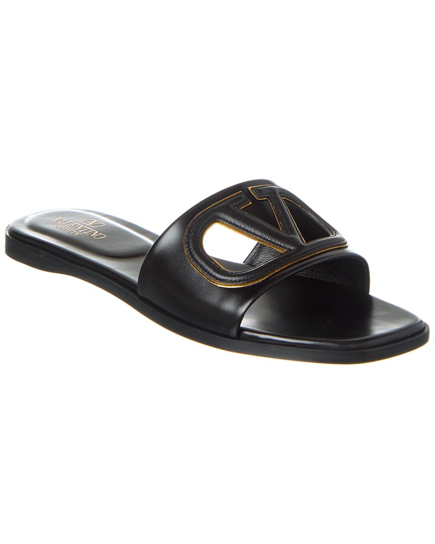 Valentino Vlogo Cutout Leather Sandals – Bluefly