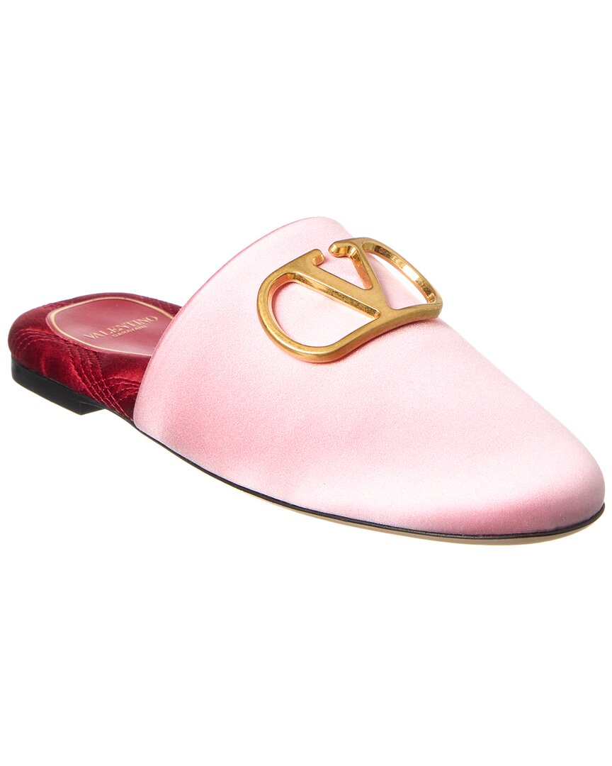 Valentino Vlogo Signature Satin Mule – Bluefly