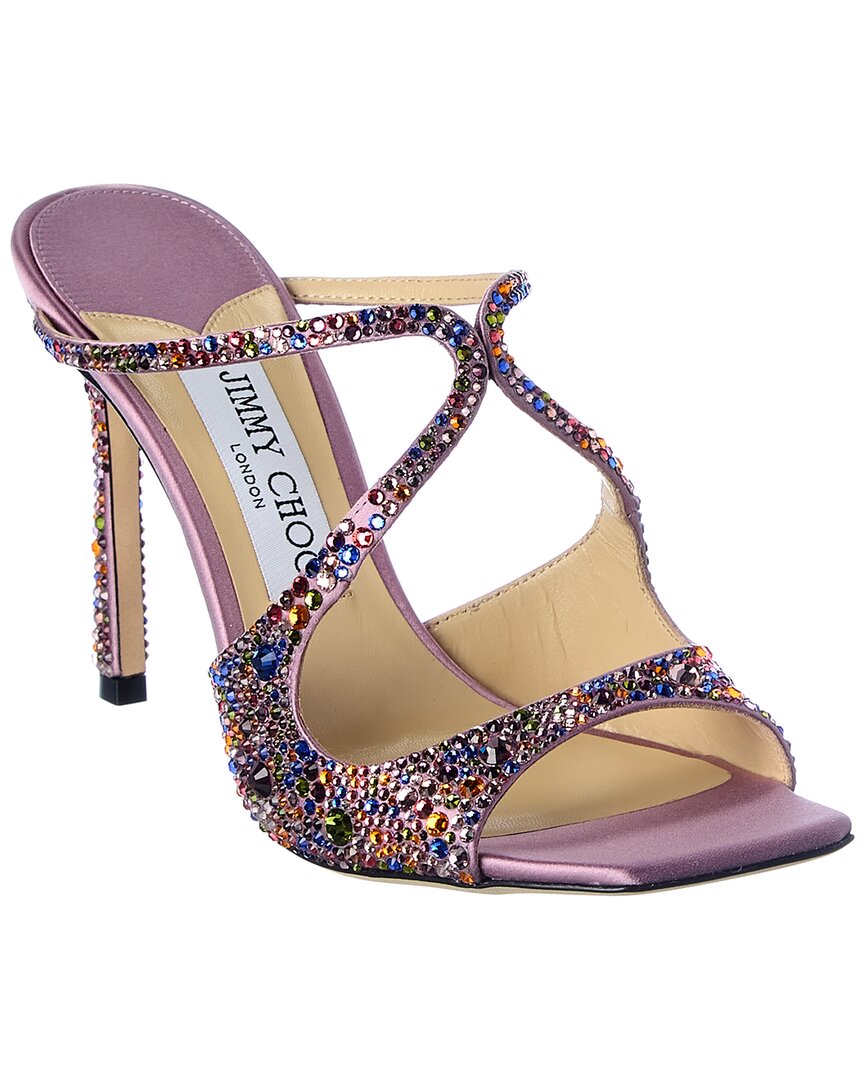 Jimmy Choo Anise 95 Glitter Sandal – Bluefly