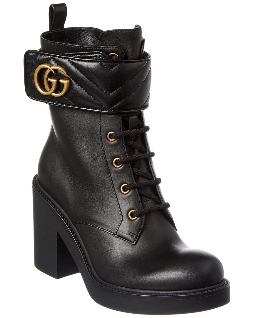 GUCCI ブーツ Gucci Double G Leather Boot – Bluefly