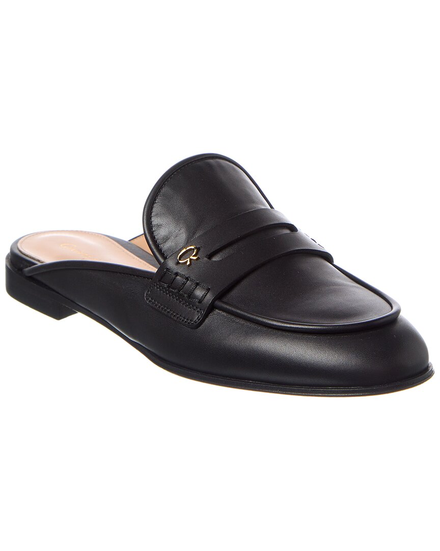 【新品未使用】Gianvito Rossi Bijoux Muleブラック 37 Gianvito Rossi Bijoux 85MM Leather Mules | Saks Fifth Avenue