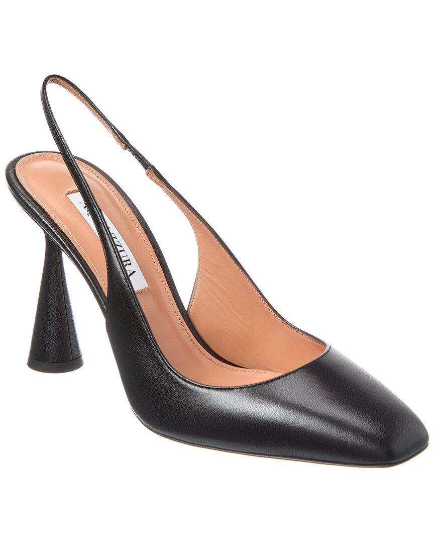 Aquazzura Amore 95 Leather Slingback Pump – Bluefly