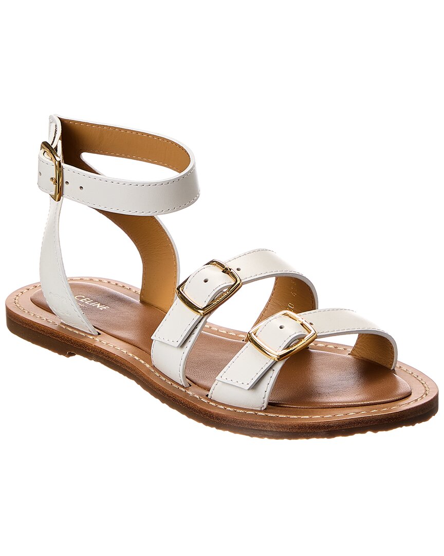 Celine Lympia Leather Sandal – Bluefly