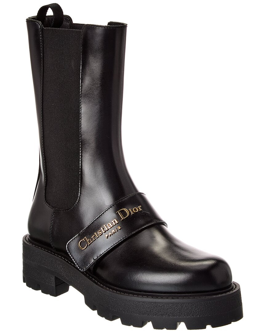 Dior D-Quest Leather Boot – Bluefly