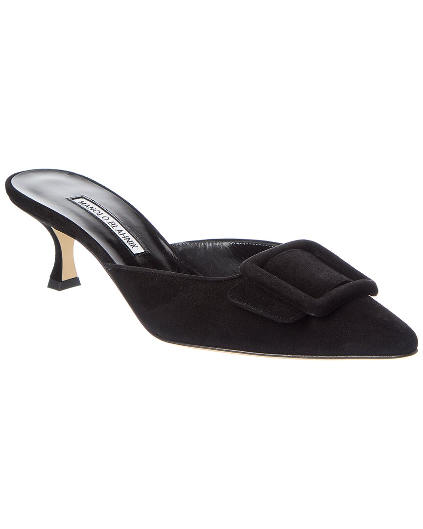 関税送料込み【MANOLO BLAHNIK】メイセール 50 スエードミュール 関税送料込み【MANOLO BLAHNIK】メイセール 50 スエードミュール