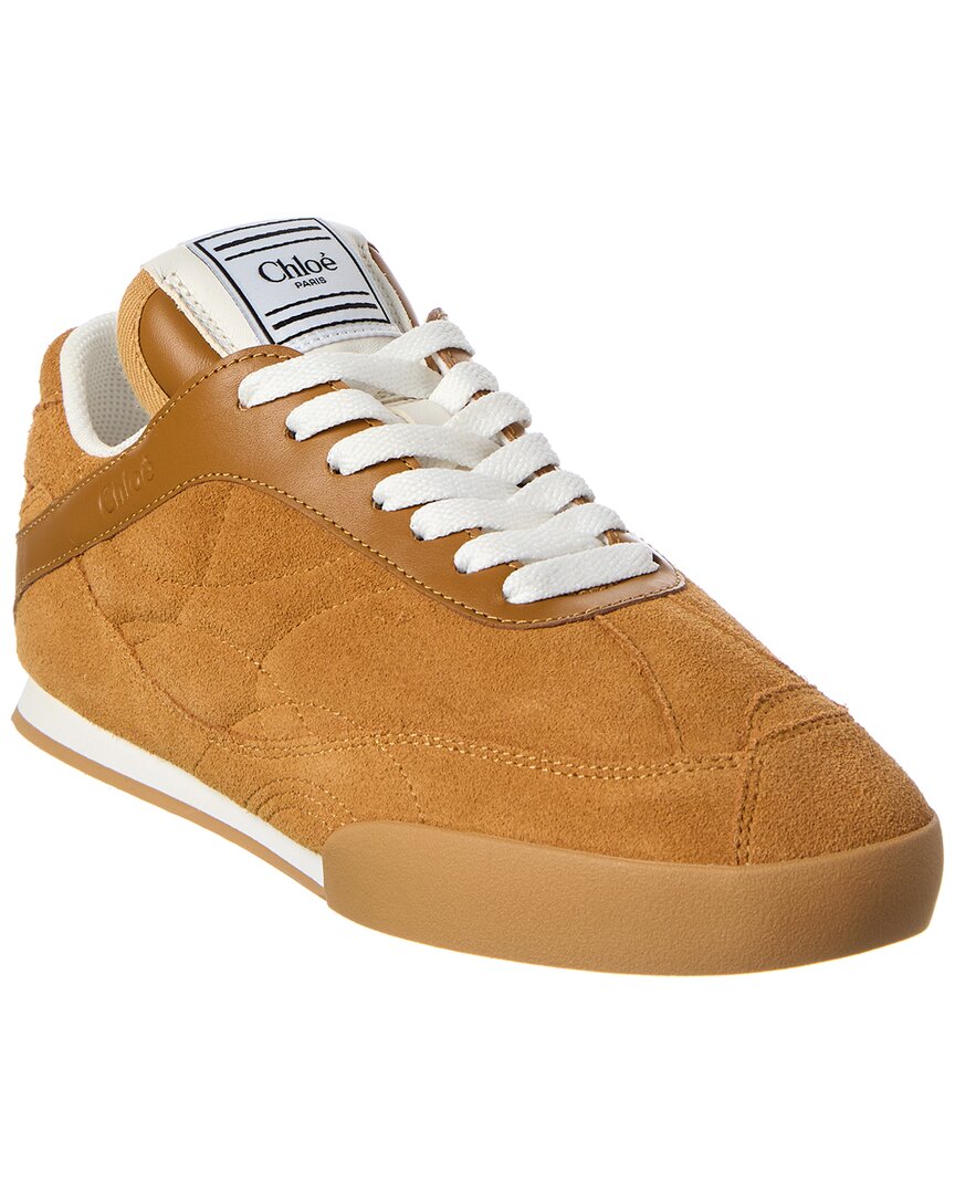 Chloé Kick Suede & Leather Sneaker – Bluefly