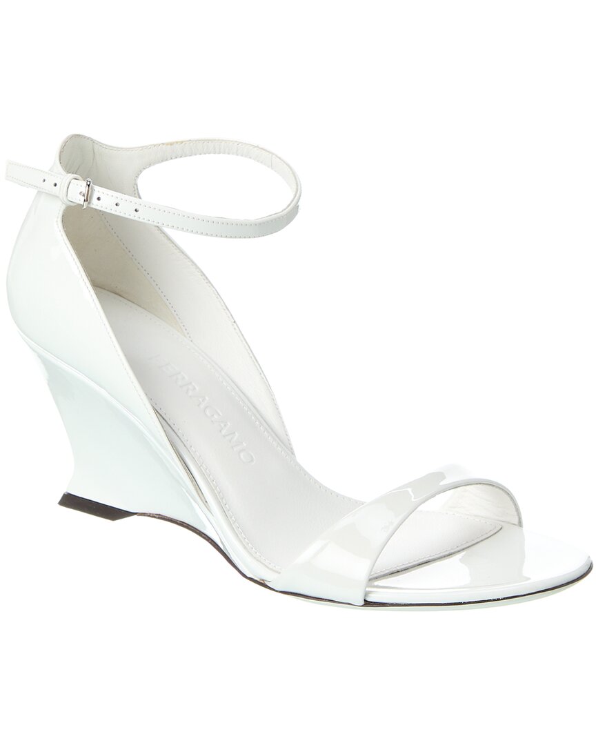 Ferragamo Vidette Leather Wedge Sandal – Bluefly