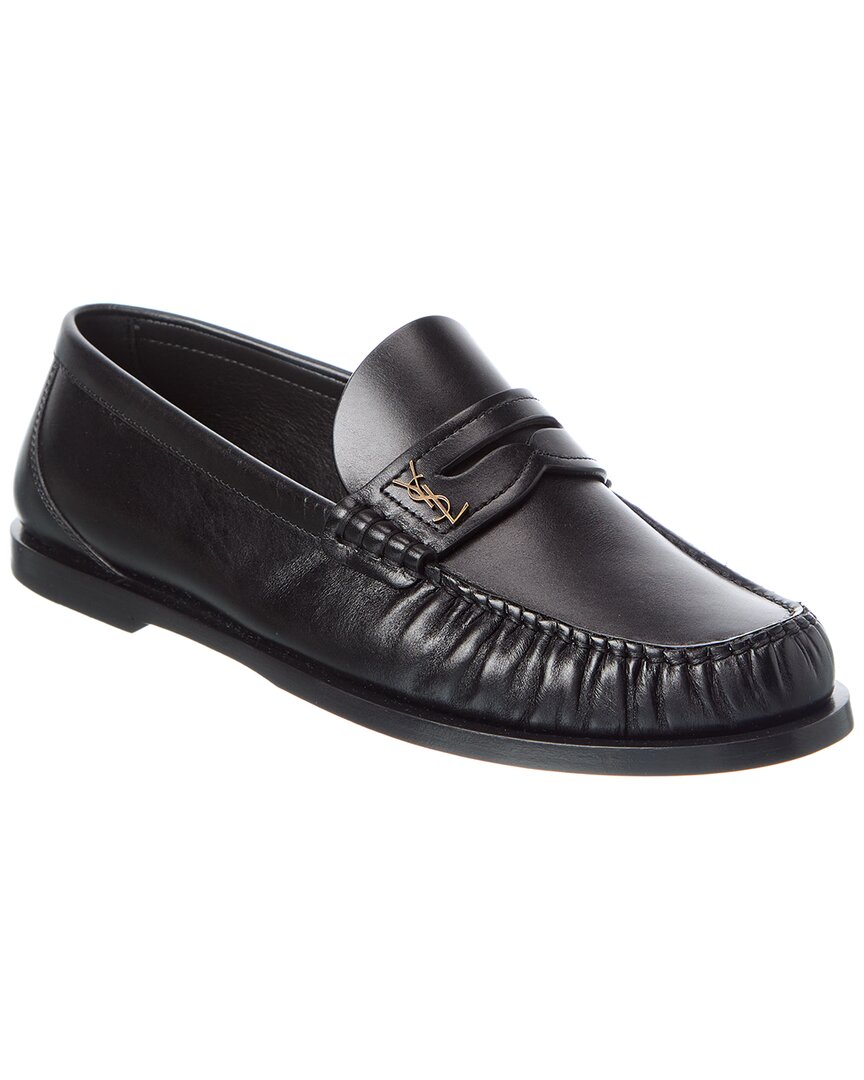 Saint Laurent Cassandre Leather Loafer – Bluefly