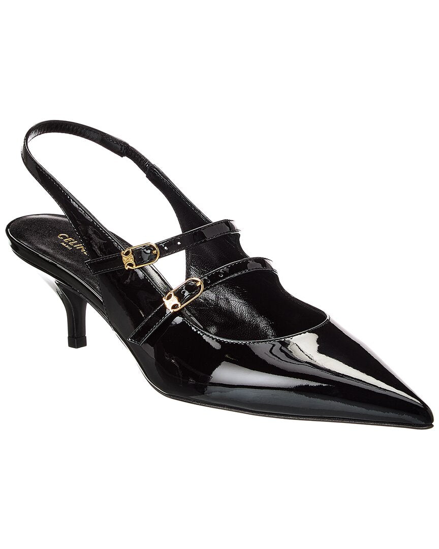 Celine Judy Patent Slingback Pump – Bluefly